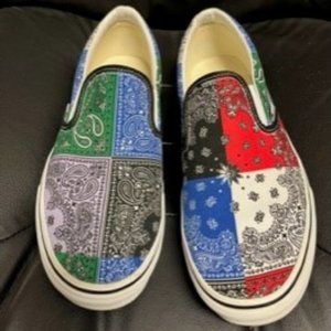 Bandana Patchwork Vans Classic Slip-Ons